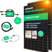 priwatt priBalcony Duo Balkonkraftwerk