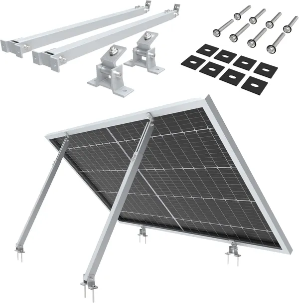 NuaSol Aufständerung Flachdach für 2 Solarmodule